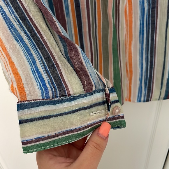 ⭐️5/$15⭐️ Zac & Rachel striped button up shirt - Picture 6 of 6